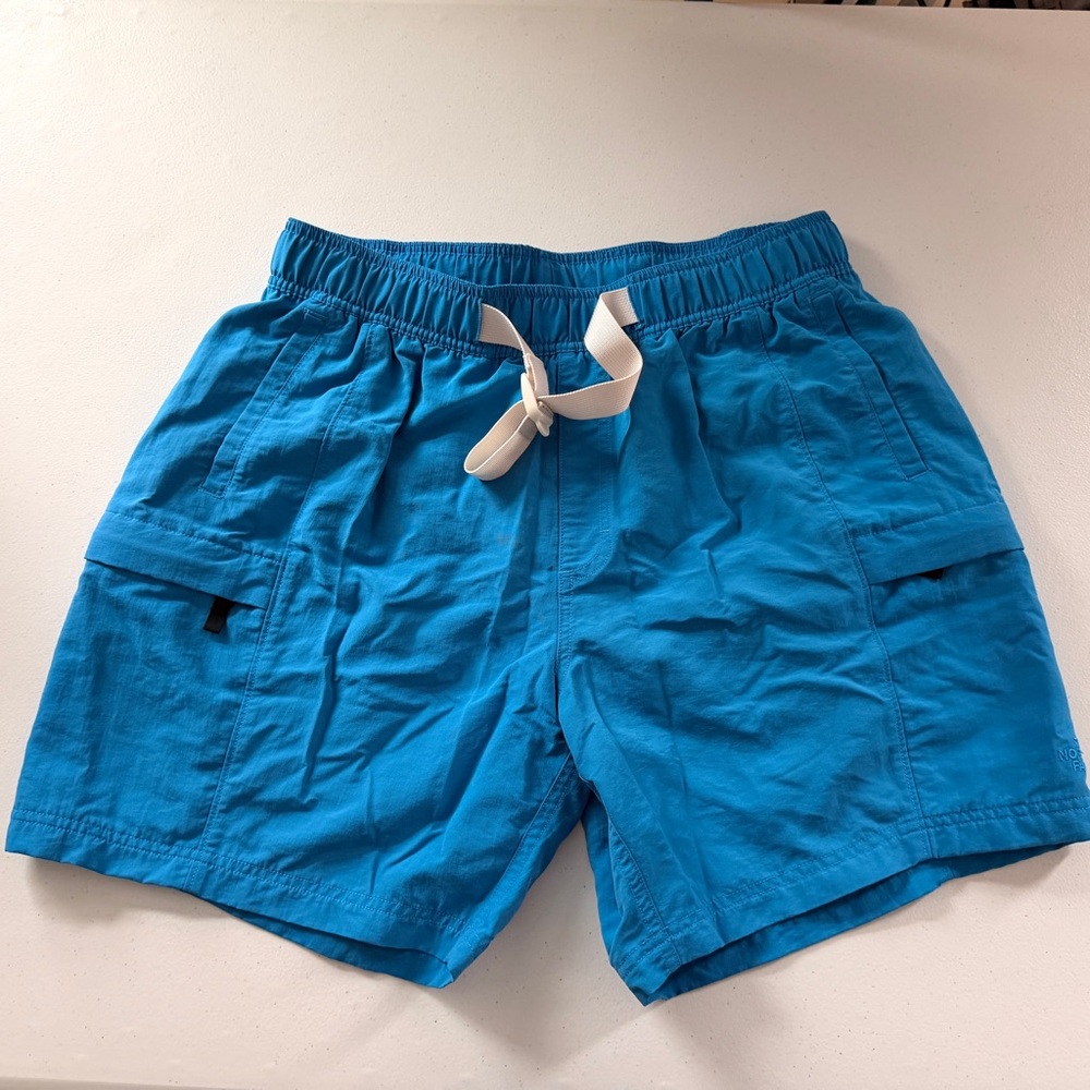 North Face Men's Blue Class V Belted Trunks Size L